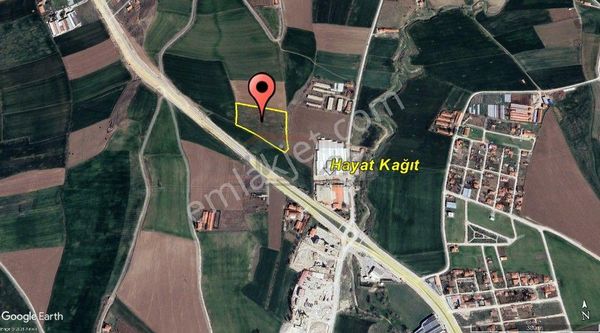 Güvenay - Hayat Şırınga Arkası İmara Sınır Satılık 15 Dönüm Tarla