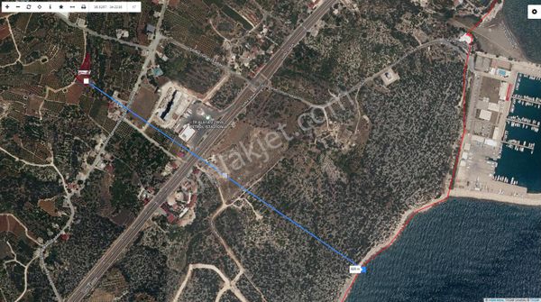 Tırtar'da Satılık Deniz Manzaralı İmarlı Arsa