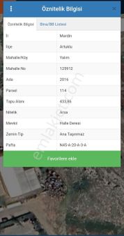 Değer Emlak'tan 433m2 Satılık Arsa