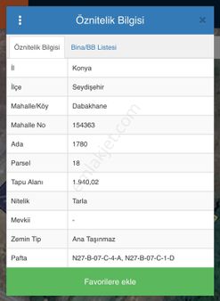 Tuncay Dan Pınarbaşın Da Satılık Villa Arsası