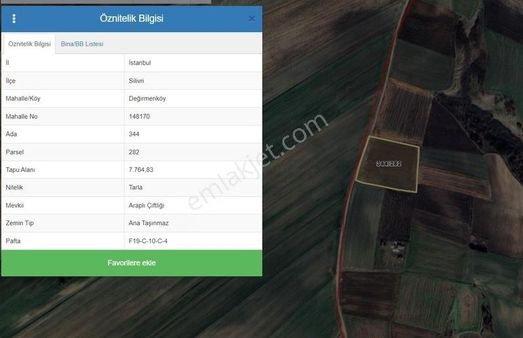 Değirmenköy'de Ana Asfalta Ve Merkeze Yakın 205 M² Parsel