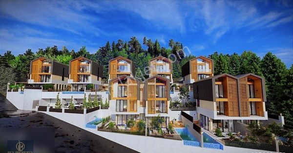 Alanya Tepede Ev Fiyatına Ultra Lüks 4+1 Müstakil Jakuzili Villa