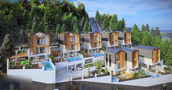 Alanya Tepe 3+1 128m² Ev Fiyatına Ultra Lüks Villa Özel Havuzlu