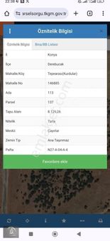 Çağlak Gayrimenkul Den Derebucakta Müstakil Tarla
