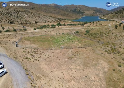 Karaburun Parlak Köyü'nde Gölet Yakınında Tarla