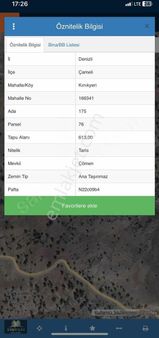 Çameli Kınıkyerinde Otobana 150 M Köye Çok Yakın Yatırımlık !