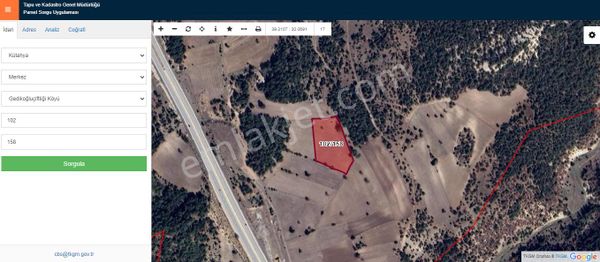 Odak' Tan Gedikoğlu Çiftliğinde Satılık Tarla