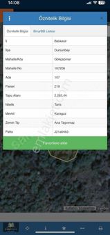 Balıkesir Dursunbey Gökçepınar'da Satılık 2285 M2 Arazi