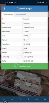 Hatice Kara'dan Yukarı Söğütönü Mh. İmar Sınırında Satılık Tarla
