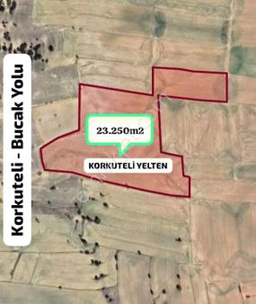 Korkuteli Yelten Mahallesinde 23250 M2 Satılık Tarla