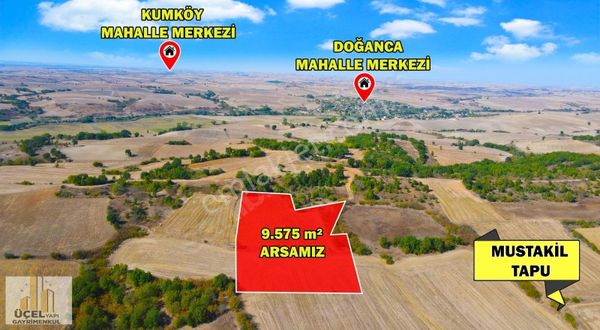 Pehlivanköy Tilkıpınar Köy İçi Tek Tapu 9.575 M2 Satılık Tarla