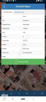 İzmir Bergama Satılık İmarlı Arsa(fiyat Düştü)