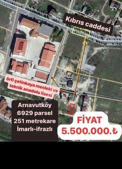 Arnavutköy Örfi Çetinkayanın Bitişiği Fırsat Arsa