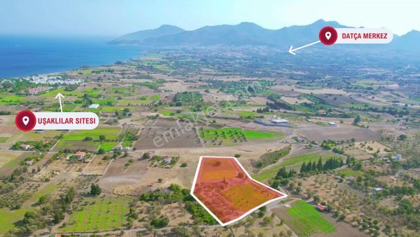 Datça'da Satılık 11200m2 Deniz Manzaralı Villa Yapılabilen Tarla