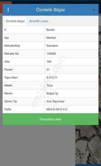 Beray Emlakdan Suludere Satılık Arsa