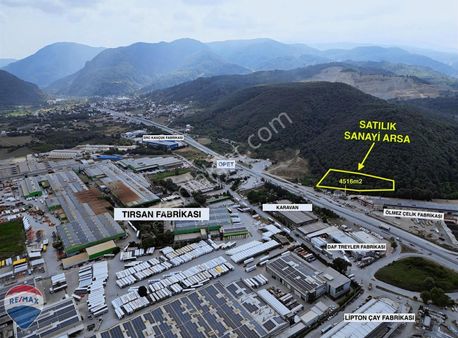 Remax Mavi-arifiye Adliye E5 Tırsan Karşısı 4.516m2 Sanayiarsası