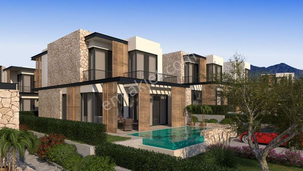 Girne Ozanköy’de Dağ Ve Deniz Manzaralı 6+1 Ve 4+1 Ödeme Planlı Projeden Satılık Villalar !!!