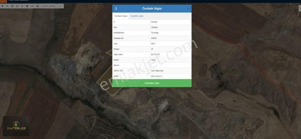 Gölbaşı Tulumtaş'da Satılık İmarlı Konut Arsası