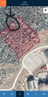 Mersin Kızkalesinde Deniz Manzaralı Villalık Satılık Arsa