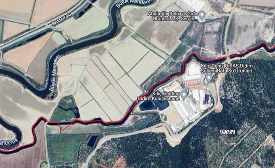 Didim Akyeniköy'de Satılık 312 M2 Villa İmarlı Arsa