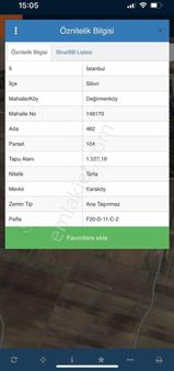 Satılık Tektapu 1500 M2 Yer