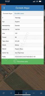 Satılık Tek Tapu Yer