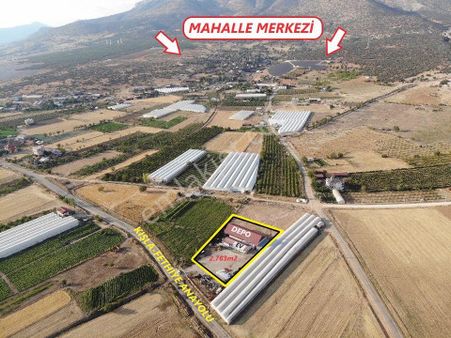 Antalya Elmalı İlçesinde Kışla-fethiye Anayoluna Cephe 2.763m2 Ticari İmarlı Satılık Depo Ve Ev