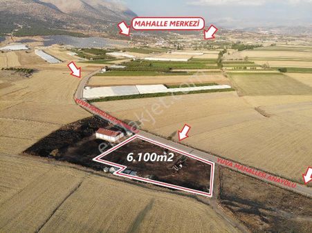 Antalya Elmalı Kışla Mahallesinde Yuva Asfaltına Cephe 6.100m2 Satılık Tarla