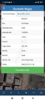 Satılık, Kızıltepe Akdoğan Çevre Yoluna Yakın Uygun Yatırımlık 900 M2 Satılık Arsa