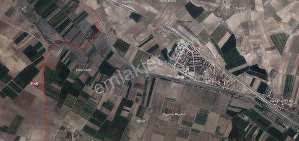 Akademi'den Turgutlar Mahallesinde 8132 M2 Satılık Tarla