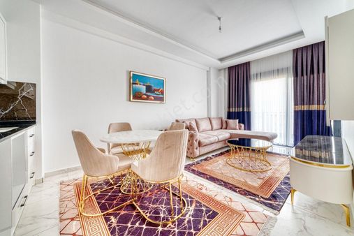 Alanya Oba'da Yeni Residence Sıfır Eşyalı 1+1 Daire