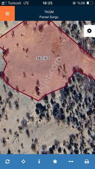 Toprak Emlaktan Konya Bozkır Armutlu Mahallesinde 13429 M2 Satılık Tarla