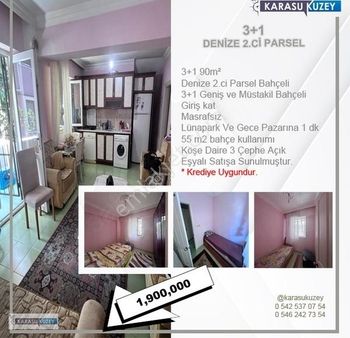 Karasu'da 3+1 Denize Yakın Bahçe Katı