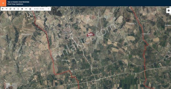 Kömeç Köyünde 2900 M² Lik Hisseli Tarla