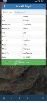 Ankara Emlak'tan Yakupabdal'da İmar Sınırında 850 Metre Satılık
