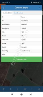 Edirne Uzunköprü Satılık Tarla