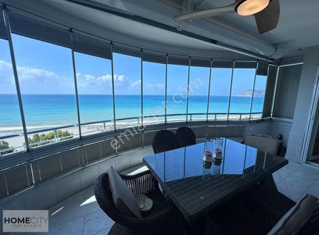 Alanya Tosmur 3+1 180m2 Full Eşyalı,denize Sıfır,kale Manzaralıı