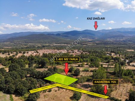 Çanakkale Bayramiç Kaz Dağlarında Satılık Fırsat Hobi Bahçesi