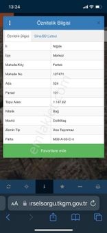 Göksu Emlaktan Satılık Bağ