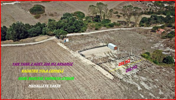 Kadıöyköyde 2 Adet Yan Yana 206 M2 Arsa