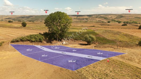 Değirmenköy'de 205 M² ,%50 Peşinat İle Satılık Tarla