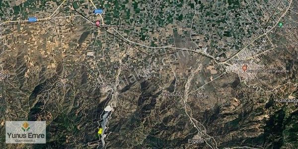 İzmir Bayındır'da Asfalt Yola Cephe 1,087 M² Muhteşem Zeytinlik