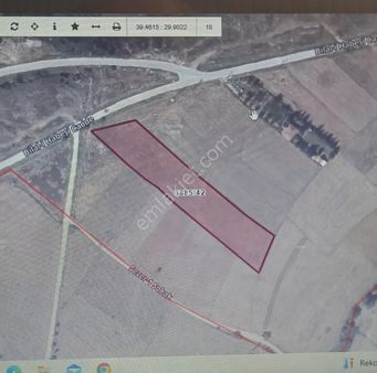 Odak'tan Kirazpınar'da Yol Kenarı Satılık Tarla