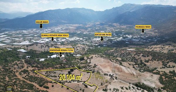 Elmalı Eskihisar Mahallesinde Deliktaş Mevkiinde 3.148 M² Ve 5.777m² Ve 11.178m² Tarla Satılıktır