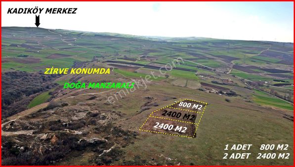 Kadıköyde Zirve Konumda Doğa Manzaralı 800 M2 Arsa