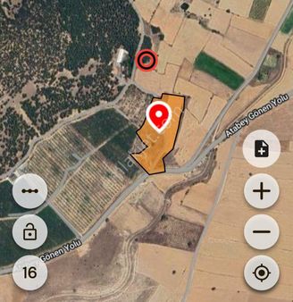 Isparta Gönen Gölbaşı Köyünde Satılık Yatırımlık Tarla