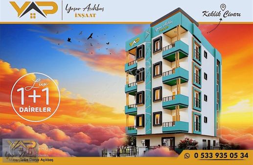 Yap İnş.'tan Göksu Mahallesinde Satılık 1+1 Daire