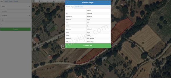 Serinhisar Kocapınar Mahallesinde Satılık 880 M2 Tarla 475.000 Tl !!!