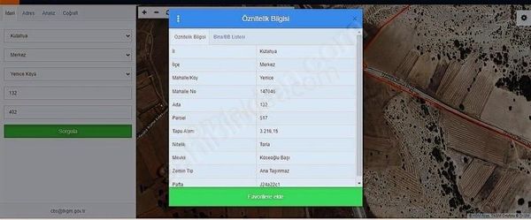 Odak' Tan Yenice' De Ana Yol' A Çok Yakın Satılık Tarla