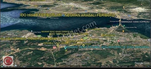 Yalova Altınova'da Yatırımlık Villalık Arsa